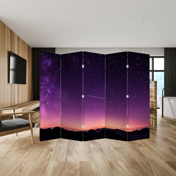 Paravan - Nebo sa zvijezdom padalicom (210x170 cm)