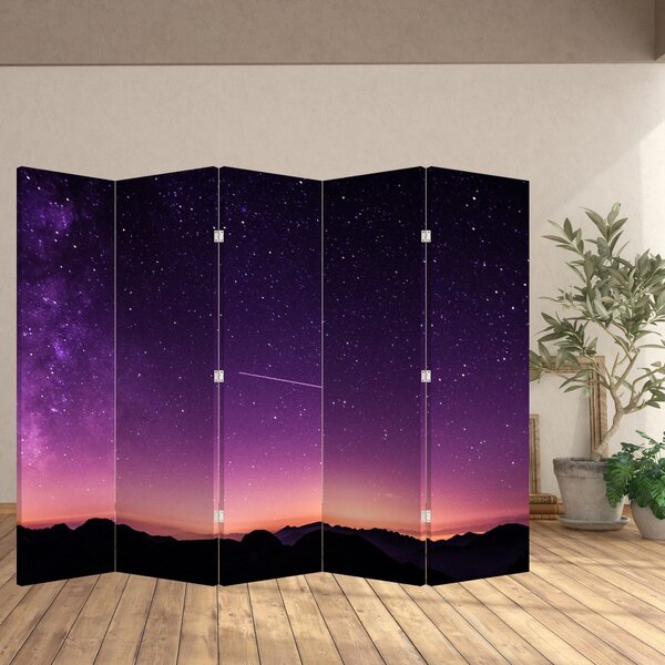 Paravan - Nebo sa zvijezdom padalicom (210x170 cm)