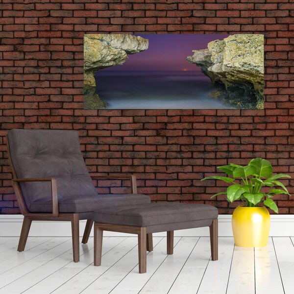Slika - morska litica (120x50 cm)