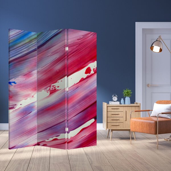 Paravan - Roze i plave boje (126x170 cm)