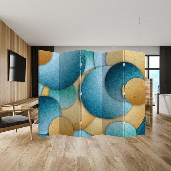 Paravan - Krugovi apstrakcije (210x170 cm)