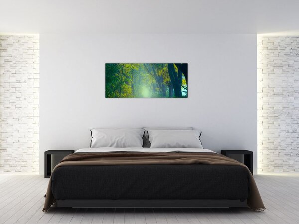Slika staze obrubljene drvećem (120x50 cm)