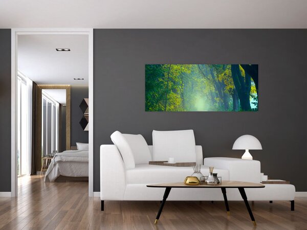 Slika staze obrubljene drvećem (120x50 cm)