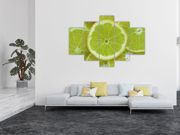 Slika - razrezani limun (150x105 cm)