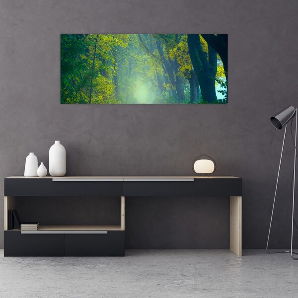 Slika staze obrubljene drvećem (120x50 cm)