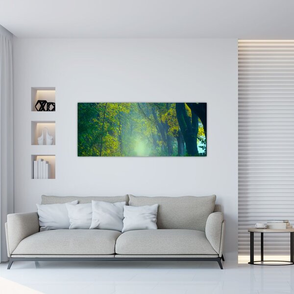 Slika staze obrubljene drvećem (120x50 cm)