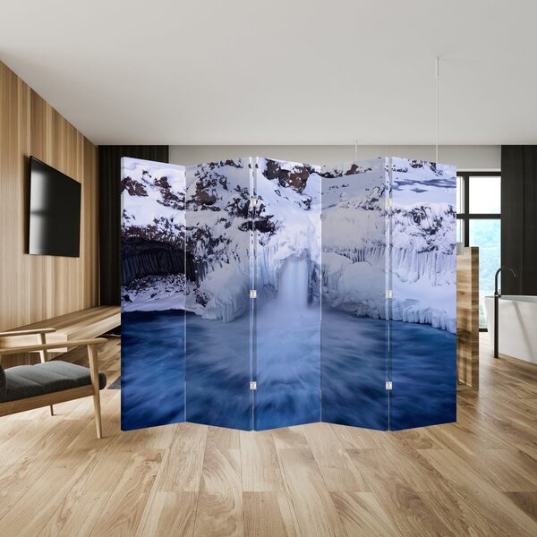 Paravan - Vodopad zimi (210x170 cm)