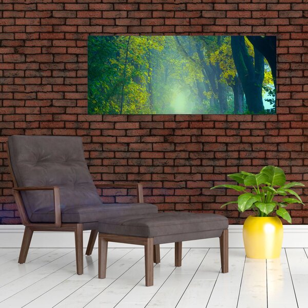 Slika staze obrubljene drvećem (120x50 cm)