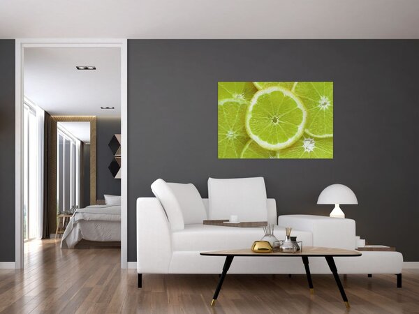 Slika - razrezani limun (90x60 cm)