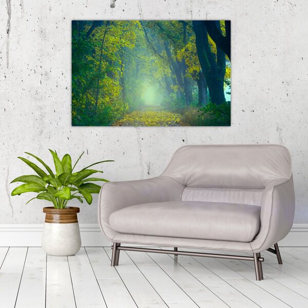 Slika staze obrubljene drvećem (90x60 cm)