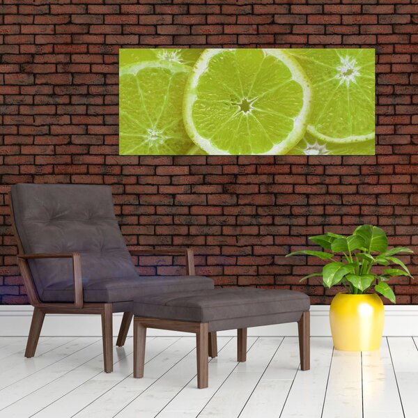 Slika - razrezani limun (120x50 cm)