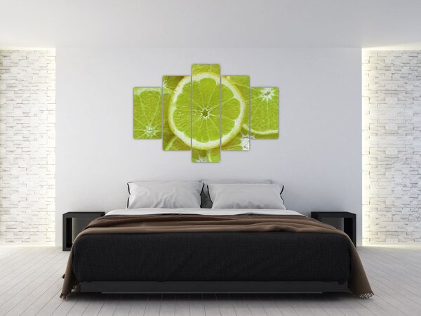 Slika - razrezani limun (150x105 cm)