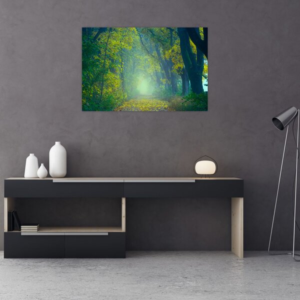 Slika staze obrubljene drvećem (90x60 cm)