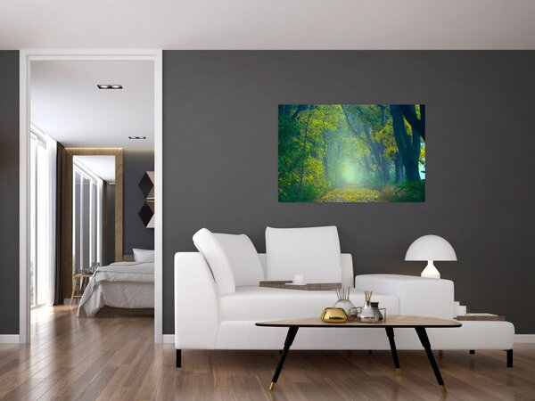 Slika staze obrubljene drvećem (90x60 cm)