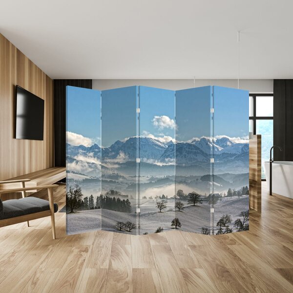 Paravan - Snježne planine (210x170 cm)