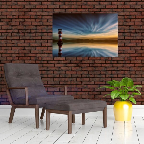 Slika svjetionika u moru (90x60 cm)