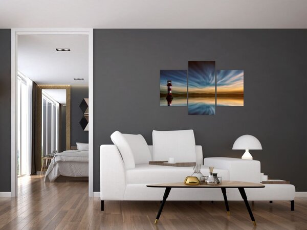 Slika svjetionika u moru (90x60 cm)