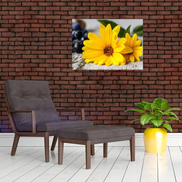 Slika žutog cvijeća (70x50 cm)