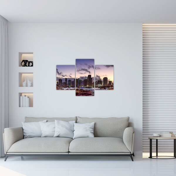 Slika metropole s neboderima (90x60 cm)