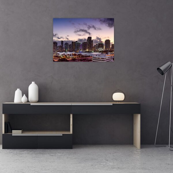 Slika metropole s neboderima (70x50 cm)