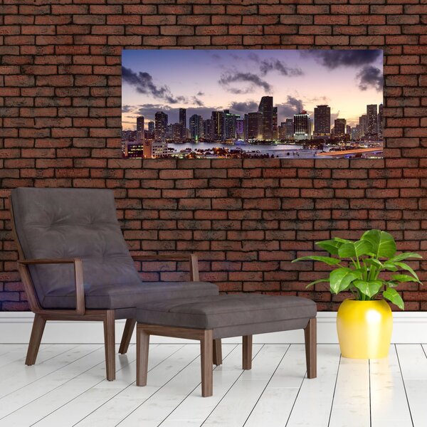 Slika metropole s neboderima (120x50 cm)
