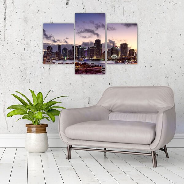 Slika metropole s neboderima (90x60 cm)