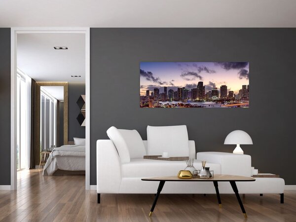 Slika metropole s neboderima (120x50 cm)