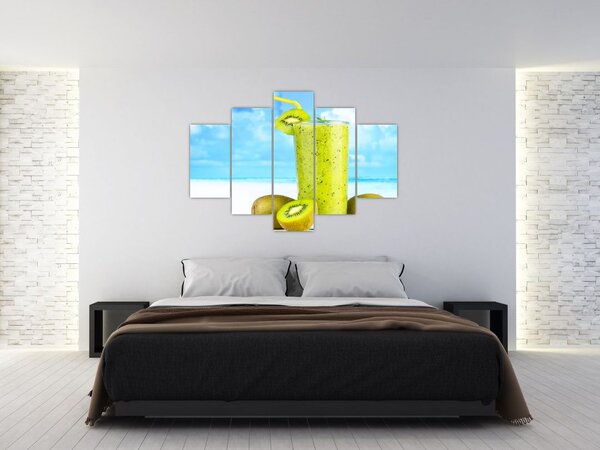Slika - kiwi smoothie (150x105 cm)