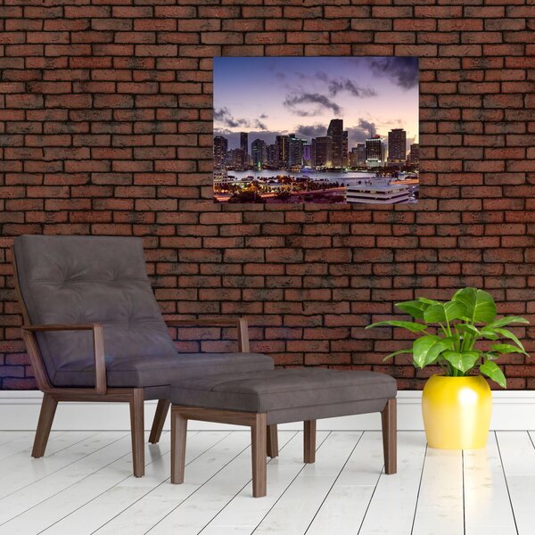Slika metropole s neboderima (70x50 cm)