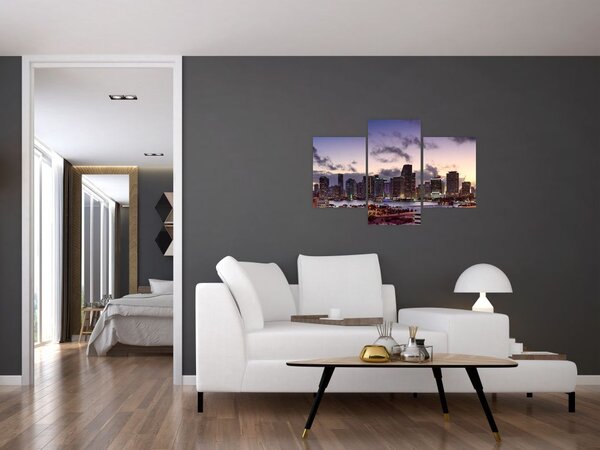 Slika metropole s neboderima (90x60 cm)