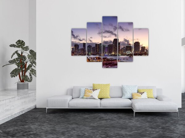 Slika metropole s neboderima (150x105 cm)