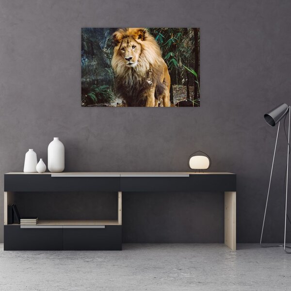 Slika lava u prirodi (90x60 cm)