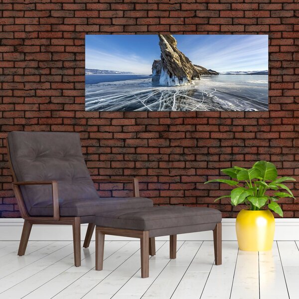 Slika ledenih stijena (120x50 cm)
