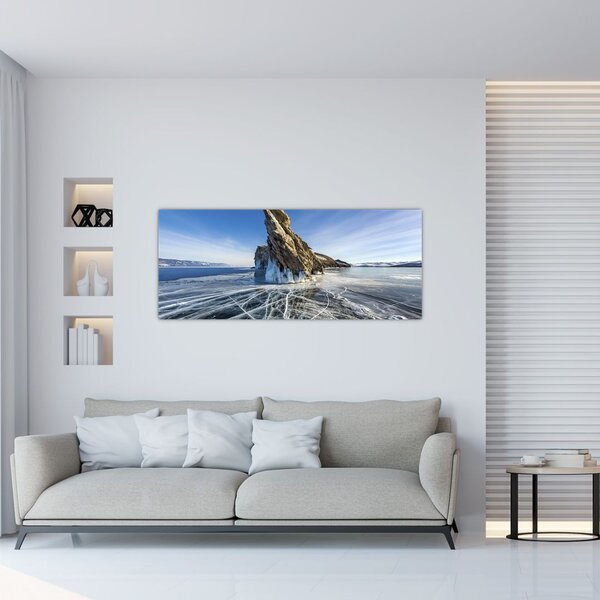 Slika ledenih stijena (120x50 cm)