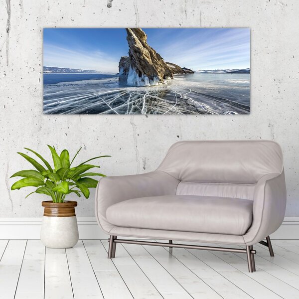 Slika ledenih stijena (120x50 cm)