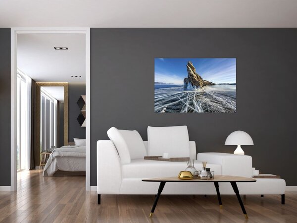 Slika ledenih stijena (90x60 cm)