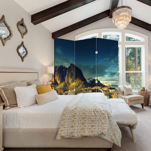 Paravan - ribarsko selo u Norveškoj (126x170 cm)