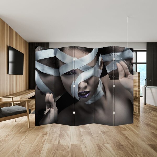 Paravan - žena s vrpcom (210x170 cm)