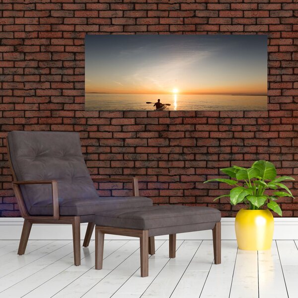 Slika - kajak na moru (120x50 cm)