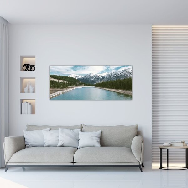 Slika planinskog krajolika (120x50 cm)