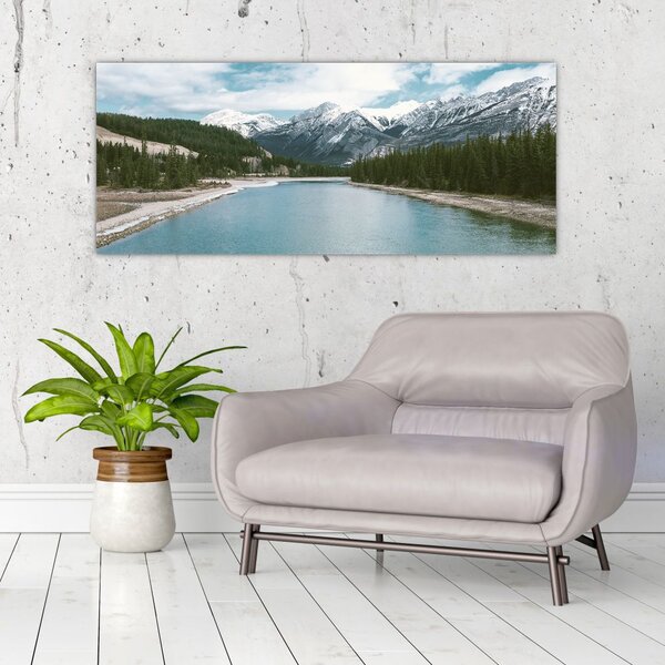 Slika planinskog krajolika (120x50 cm)