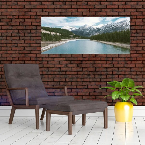 Slika planinskog krajolika (120x50 cm)