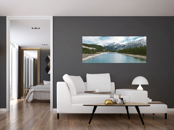 Slika planinskog krajolika (120x50 cm)
