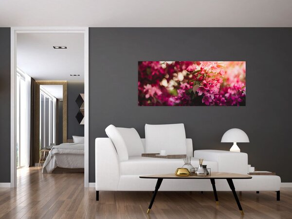 Slika cvijetova procvalog grma (120x50 cm)