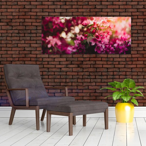 Slika cvijetova procvalog grma (120x50 cm)