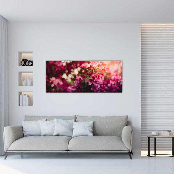 Slika cvijetova procvalog grma (120x50 cm)