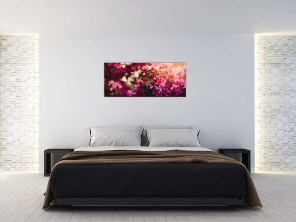Slika cvijetova procvalog grma (120x50 cm)