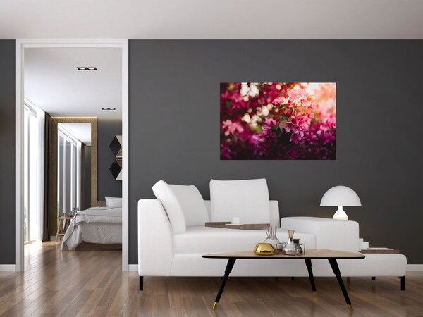 Slika cvijetova procvalog grma (90x60 cm)