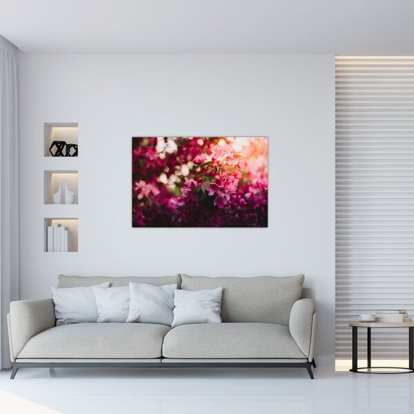 Slika cvijetova procvalog grma (90x60 cm)