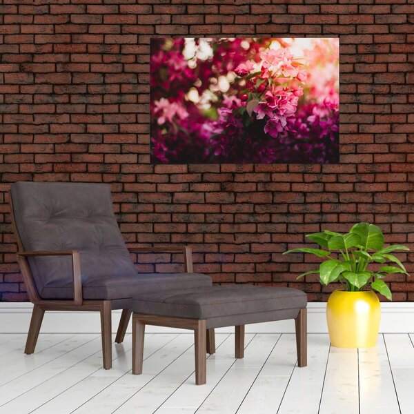 Slika cvijetova procvalog grma (90x60 cm)